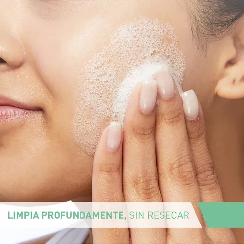 CeraVe Gel Limpiador Espumoso Libre de Fragancia para Piel Normal o Grasa -  1 x 473 ml