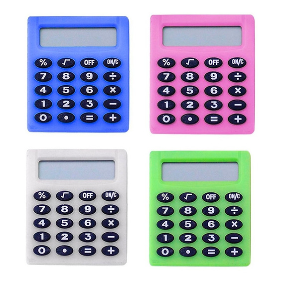 Mini Calculadora Escolar De 20 Teclas, Regreso A Clases     