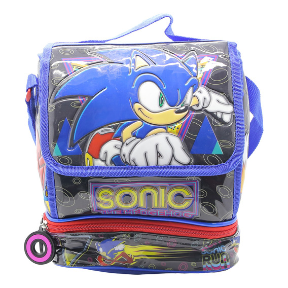 Lunchera Térmica Sonic Cresko Infantil Escolar Sega Full