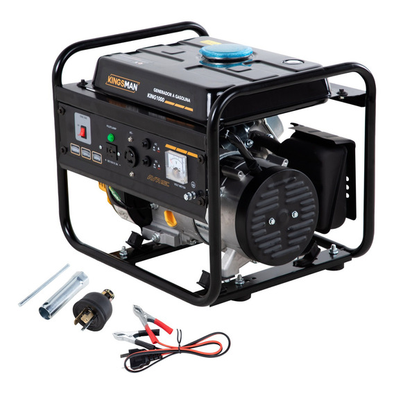 Generador Portatil De Luz 110v Mini A Gasolina 2.0hp 900w Amarillo King1000 Kingsman