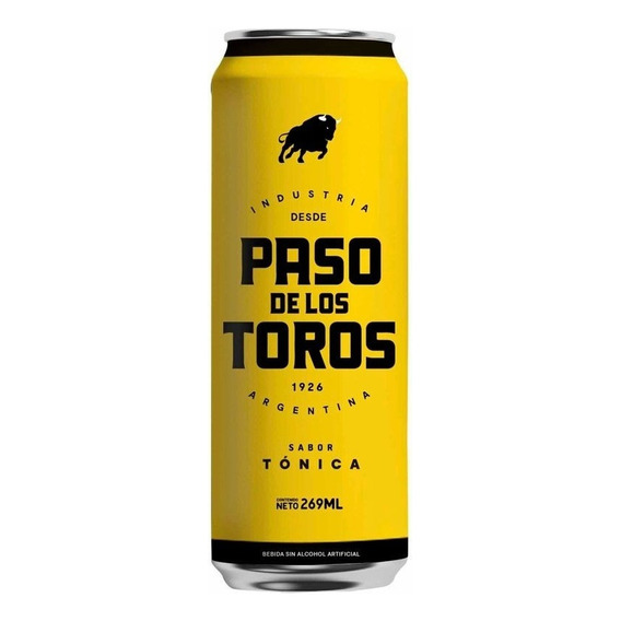 Paso De Los Toros Agua Tónica Lata 269ml Pack X 6