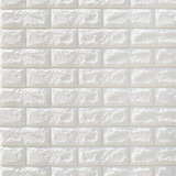 Placas Autoadhesivas Para Pared 3d 70x77 Blanco Ladrillo