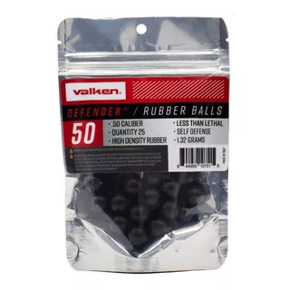 25 Pelotas Valken Defender Traumatica Reusable .50