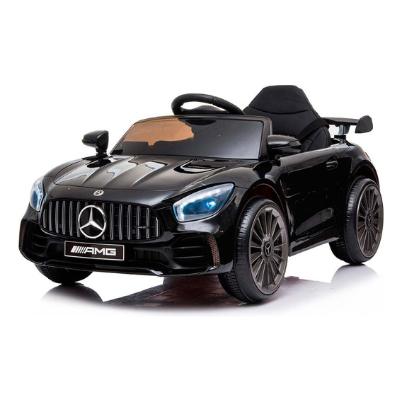 Auto Mercedes Benz Amg Para Niños A Bateria Color Negro