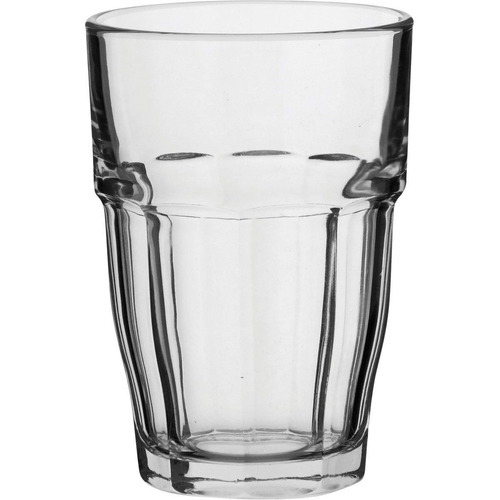 Juego de 6 vasos largos para bebidas Rocco Rock Bar de Bormioli, 480 ml, vidrio coloreado transparente