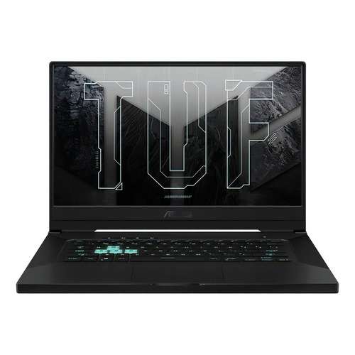 Portátil gamer  Asus TUF Dash F15 negra eclipse 15.6", Intel Core i7 11370H  8GB de RAM 512GB SSD, NVIDIA GeForce RTX 3050 Ti 144 Hz 1920x1080px Windows 10