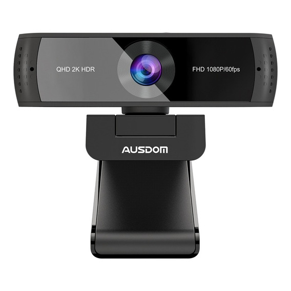 Webcams 2k Qhd 60/30fps Autofocus Con Tapa Para Video