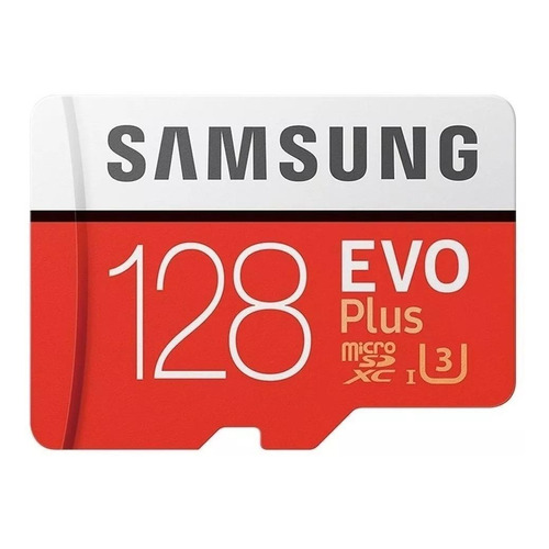 Tarjeta de memoria Samsung MB-MC128GA/APC  Evo Plus con adaptador SD 128GB