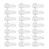 Ladrillo De Pared Invisible Nail No Trace, 40 Unidades