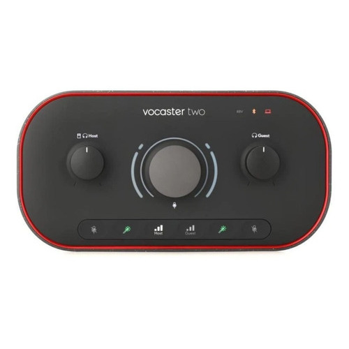 Interfaz de Audio Focusrite Vocaster Two color negro