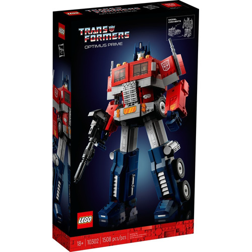 Bloques Para Armar Transforme Lego Icons Optimus Prime 10302 Cantidad De Piezas 1508