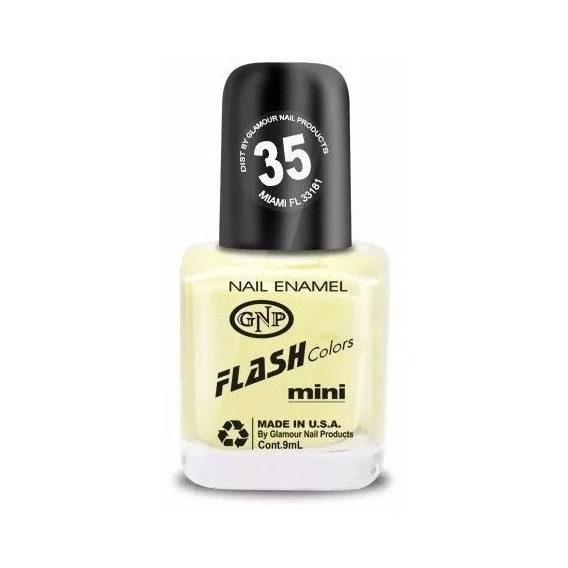 Esmalte De Uñas Americano Gnp Nro.35 Amarillo Patito Nice