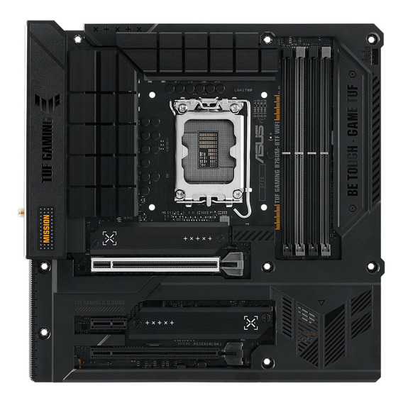 Tarjeta Madre Asus Tuf Gaming B760m-btf Wifi Socket 1700 Color Negro