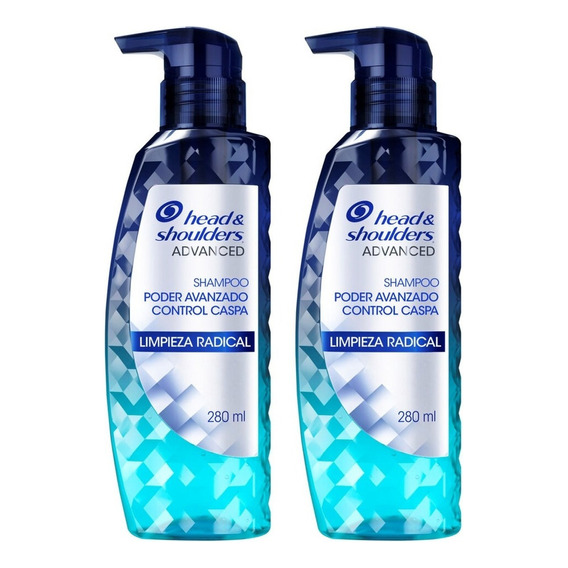  Shampoo Head & Shoulders Advanced Nutrición Intensa 2 Uds