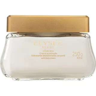 Elysée Blanc Creme Hidratante Acetinado 250g - O Boticário Tipo De Embalagem Vidro Fragrância Elysée Blanc