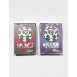 Naipes Fournier. 2818 World Series Poker, 100% Plastic