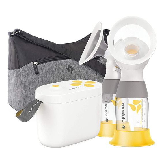 Extractor Leche Materna Medela Doble Electrico Pilas Maxflow