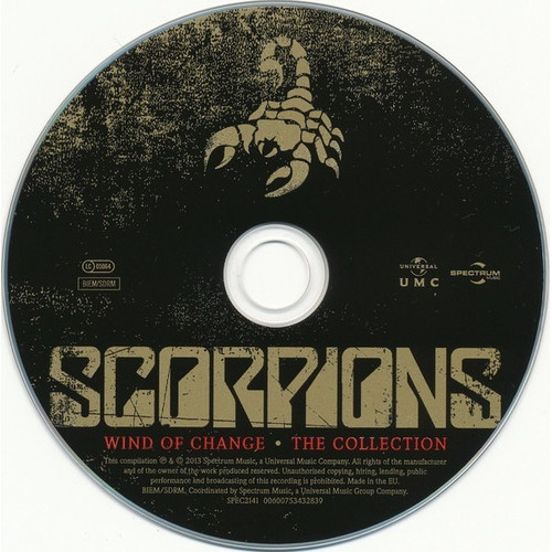 Scorpions Wind Of Change The Collection Cd Importado