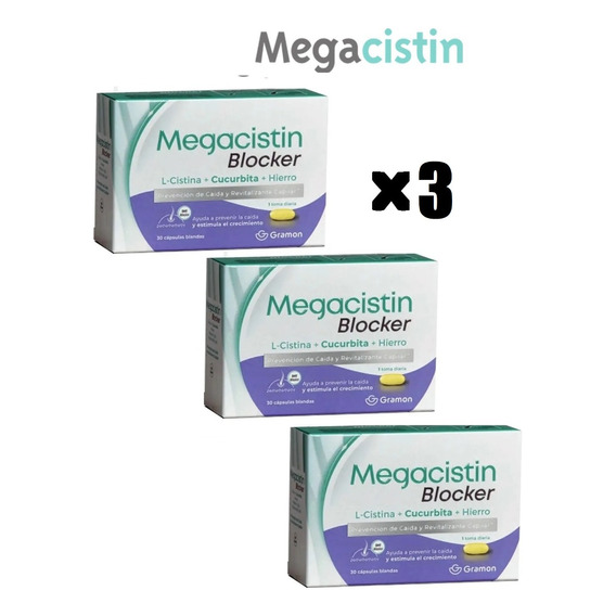 Megacistin Blocker Dht Promo X3  Nueva Formula  Únicos!!