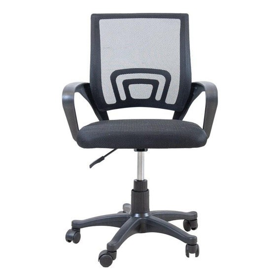 Asiento De Oficina Negro Malla Hy-520p