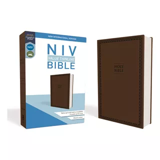 Nvi, Biblia Value Thinline, Leathersoft, Marron, Impresion C