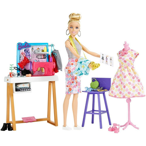 Barbie Fashion Designer Doll (12 Pulgadas) Y Studio, 25+ Des