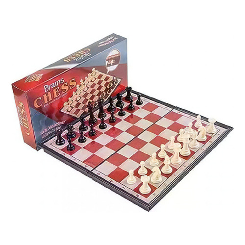 Ajedrez Brain Chess 24.5 X 24.5 Fácil Para Llevar
