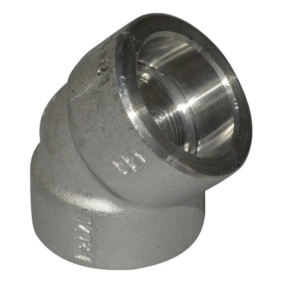 Codo 1/2 Soldar Socket Weld Serie 2000 Acero Al Carbono