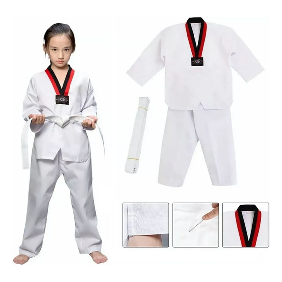 Traje Dobok De Taekwondo Para Niño Resistente Y Cómodo