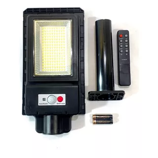 Foco Solar Led 180w Control Sensor Movimiento C/ Soporte F40 Luz Fría