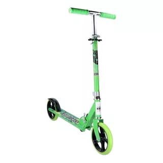 Monopatín Scooter Urbano Plegable Adultos Niños Ruedas 20cm Color Verde