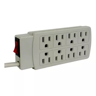 Regleta Extensión Eléctrica X8 Tomas 125v 6a Troen 