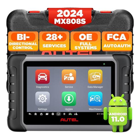 Escáner Automotriz Maxicheck Mx808s +2 Años De Actualización