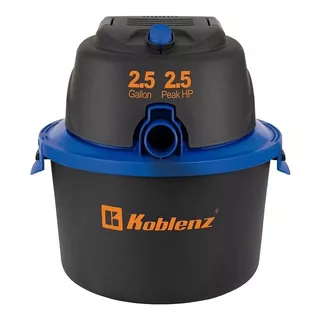 Aspiradora Industrial De Tacho Koblenz Wd-2.5 Ma 2.5 Gal  Negra Y Azul 120v 60hz