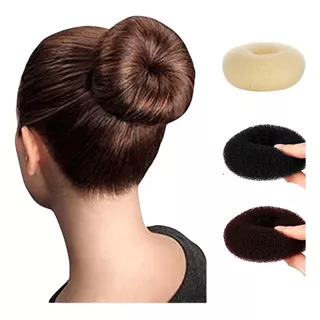 Kit 50 Rosquinha Donuts Hair Esponja Coque Volume Cabelo M