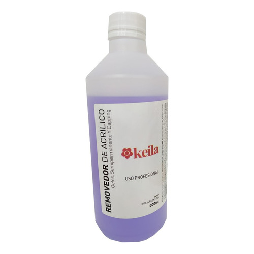 Removedor Acrilico Para Gel De Uñas Con Acetona Keila 1000ml