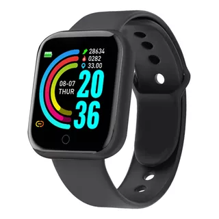 Smartwatch Otec 1.3  Caja 41.5mm  Negra, Malla  Negra De  Tpu