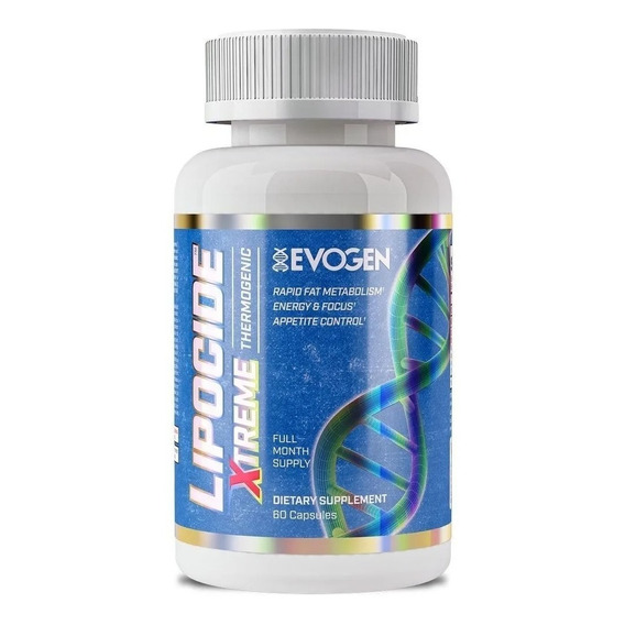 Termogenico Evogen Lipocide Xtreme 60 Capsulas Energia Sabor Sin sabor