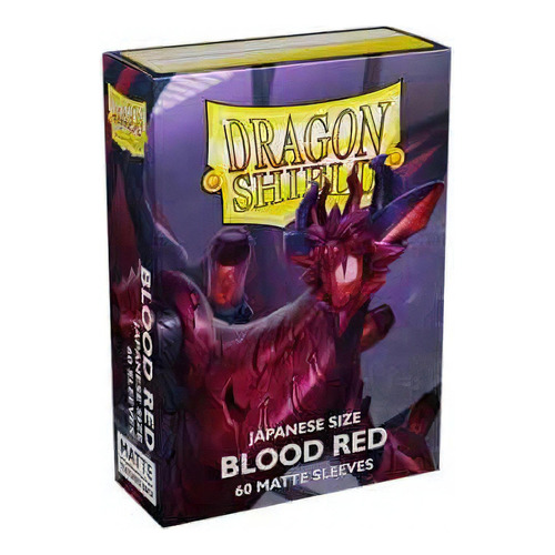 Mica Blood Red Dragon Shield Para Cartas De Yugioh