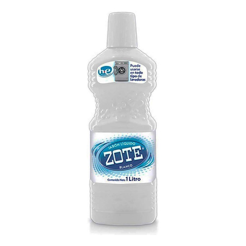 Jabón Zote Líquido Blanco 1 Lt