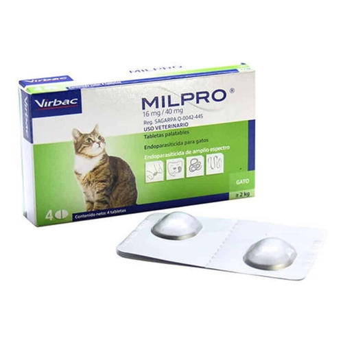 Milpro X4 Tabletas 16mg/40mg