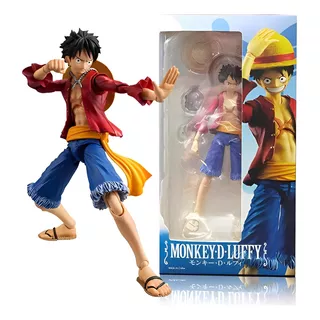 Figura Luffy Articulable Action Heroes 17 Cm Con Caja