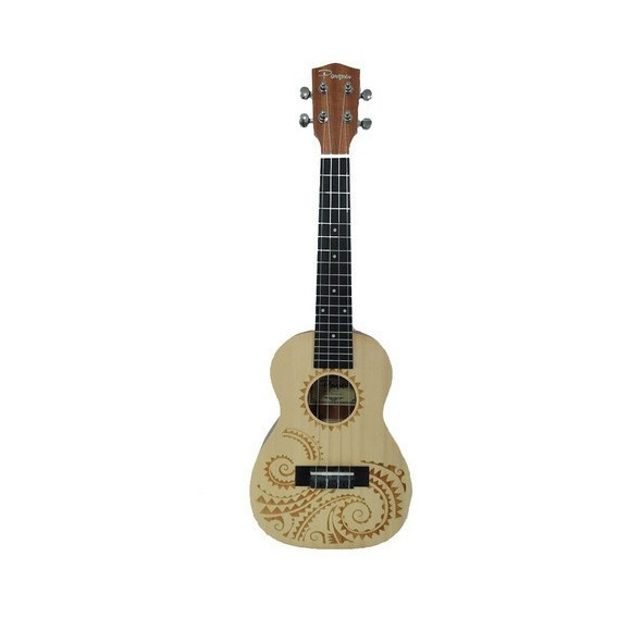 Ukelele Concierto Parquer Madera Abeto Solido Sapeli Funda