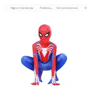 Fantasia Homem-Aranha Traje Spider Armor Mk 4 Cosplay (Adulto