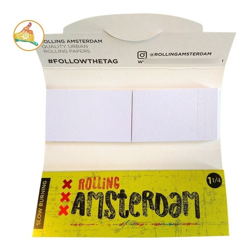 Caja Papel + Tips Extrafino Amsterdam 25 Libritos
