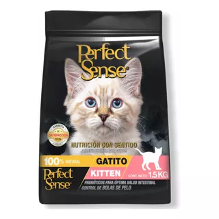 Alimento Seco En Croquetas Para Gatitos Perfect Sense 1.5 Kg