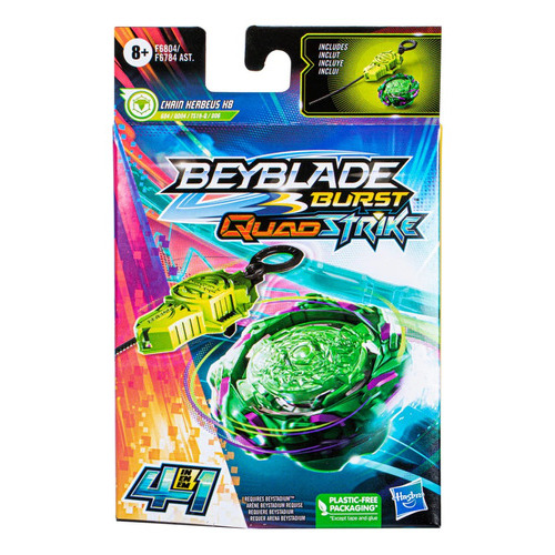 Beyblade Burst - Quad Strike- Chain Kerbeus K8 - Hasbro Color Verde