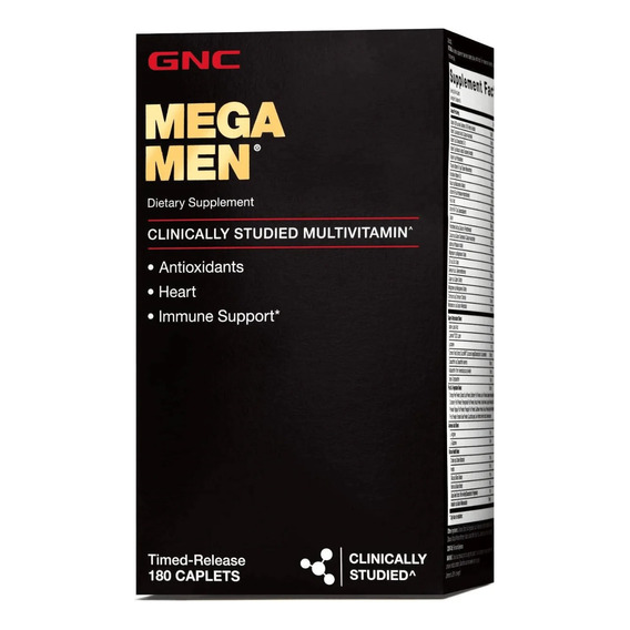 Multivitaminico Gnc Men's Mega Men 180 Tabletas