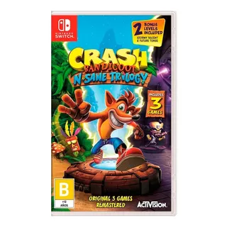 Crash Bandicoot: N. Sane Trilogy  Standard Edition Activision Nintendo Switch Físico