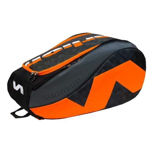 Bolso Paletero Varlion Summum Negro / Naranja (po)